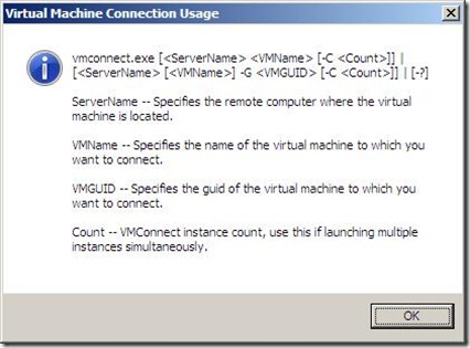 vmconnect