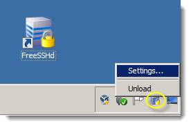 Administering the FreeSSHd server